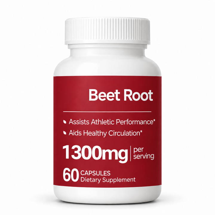 Beet Root — 1,300 mg per Serving · 60 Capsules